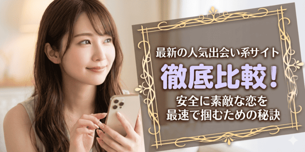 最新の人気出会い系サイト徹底比較！安全に素敵な恋を最速で掴むための秘訣